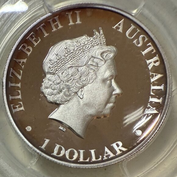 2014-P Australian Wedge-Tailed Eagle High Relief Silver PCGS PR70 DCam, signed - Picture 4 of 9